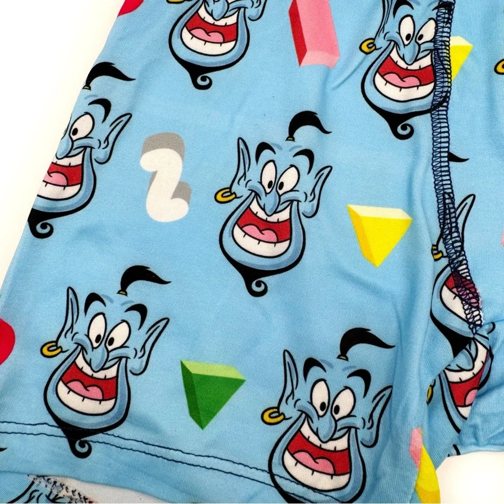 Disney Aladdin Genie Crazy Boxer Briefs Underwear Mens Size Small Blue 90s Gift